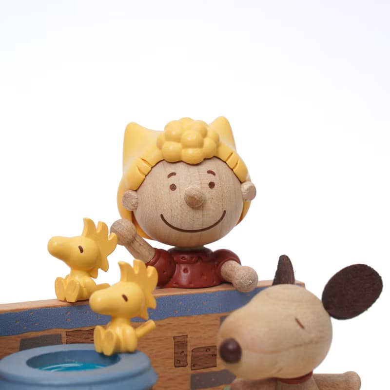 【Peanuts史努比】Snoopy公園趣搖擺轉架音樂盒 / 狗屋彈跳音樂盒