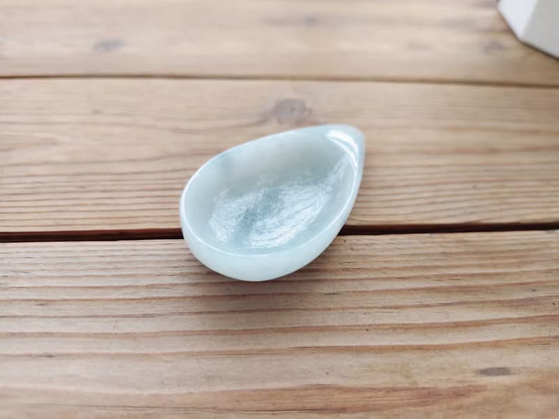 【親翠】天然翡翠 冰飄花趣味咖啡杓 | 茶葉杓