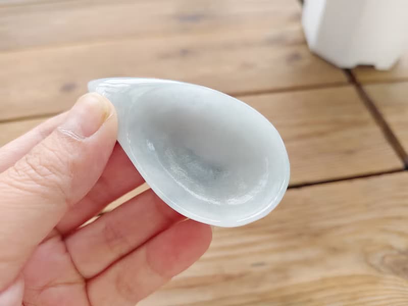 【親翠】天然翡翠 冰飄花趣味咖啡杓 | 茶葉杓