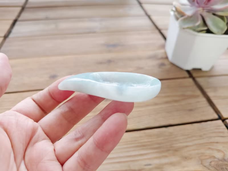 【親翠】天然翡翠 冰飄花趣味咖啡杓 | 茶葉杓