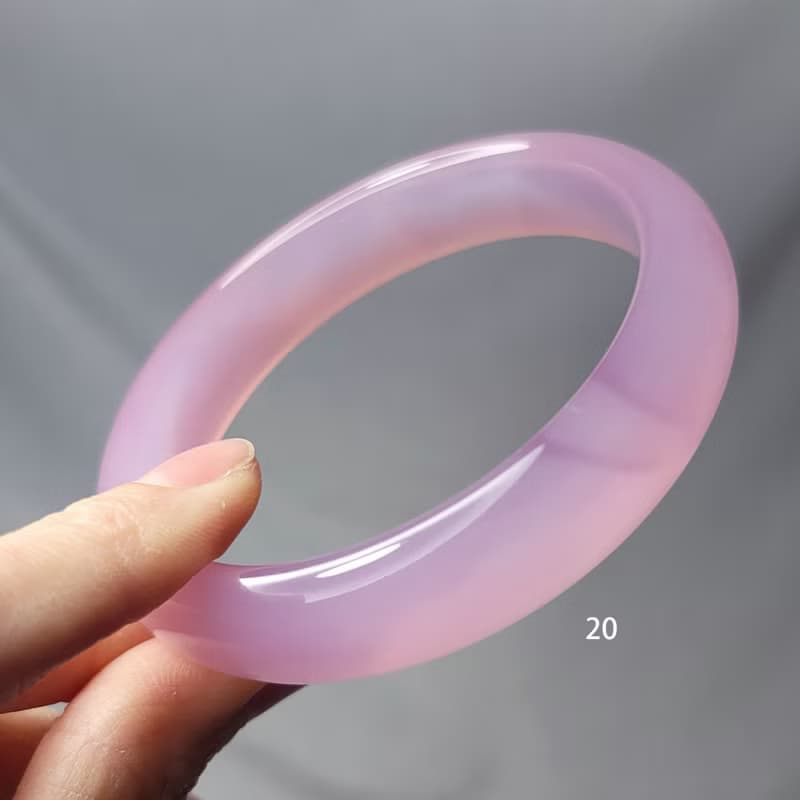 冰種 粉玉瓍 瑪瑙 招財 桃花人緣 大手鐲 19-21cm 單品 禮物 獨家