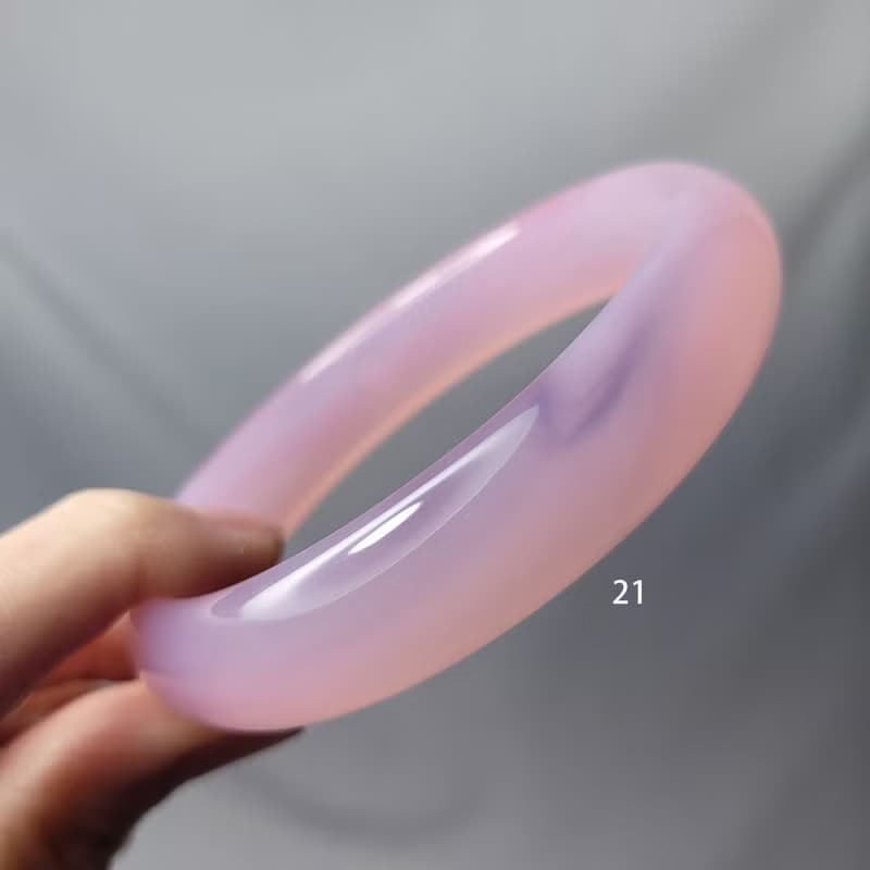 冰種 粉玉瓍 瑪瑙 招財 桃花人緣 大手鐲 19-21cm 單品 禮物 獨家