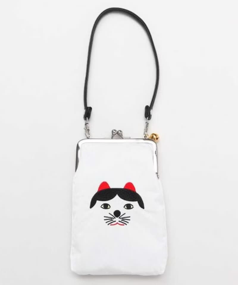 【熱門預購】手提招財貓鈴鐺 錢袋 錢包 口金包(3色)7JNP3319