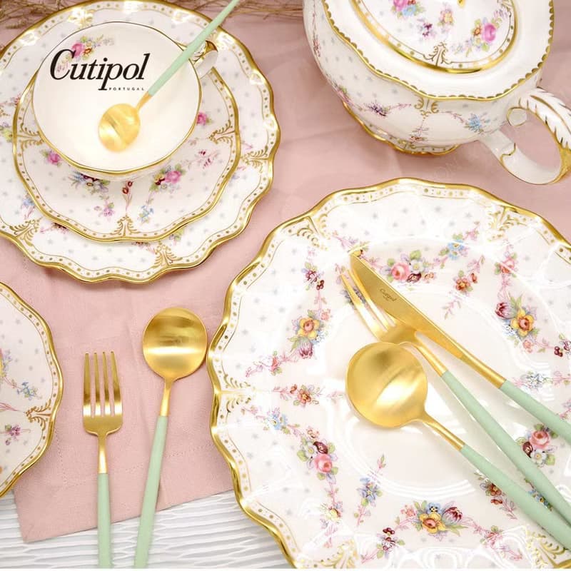 葡萄牙 Cutipol  GOA  青玉金  筷子組