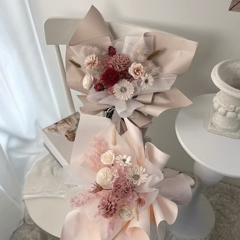 【艸弄花藝】愛的呢喃・母親節康乃馨花束 (L) 貴氣紅