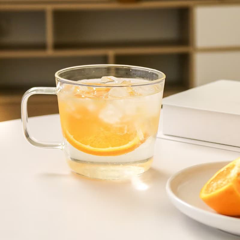 錐形單層把手杯-清透/琥珀/透黑色