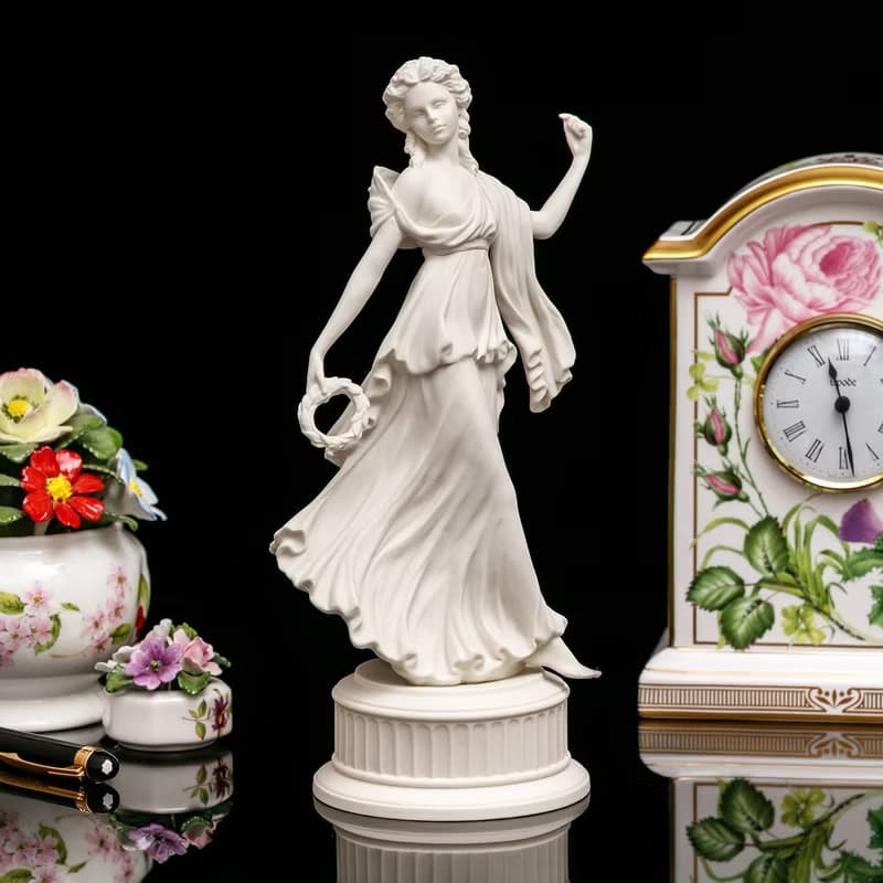 英國製Wedgwood盛世風華1993跳舞女神限量陶瓷娃娃瓷偶絶版6件套