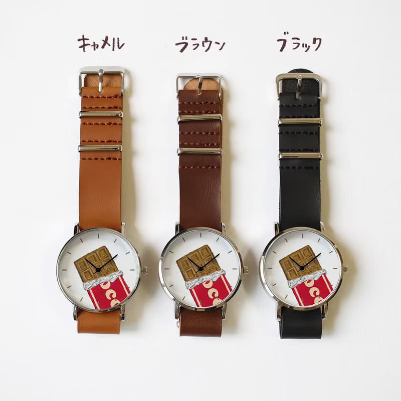チョコレートの腕時計