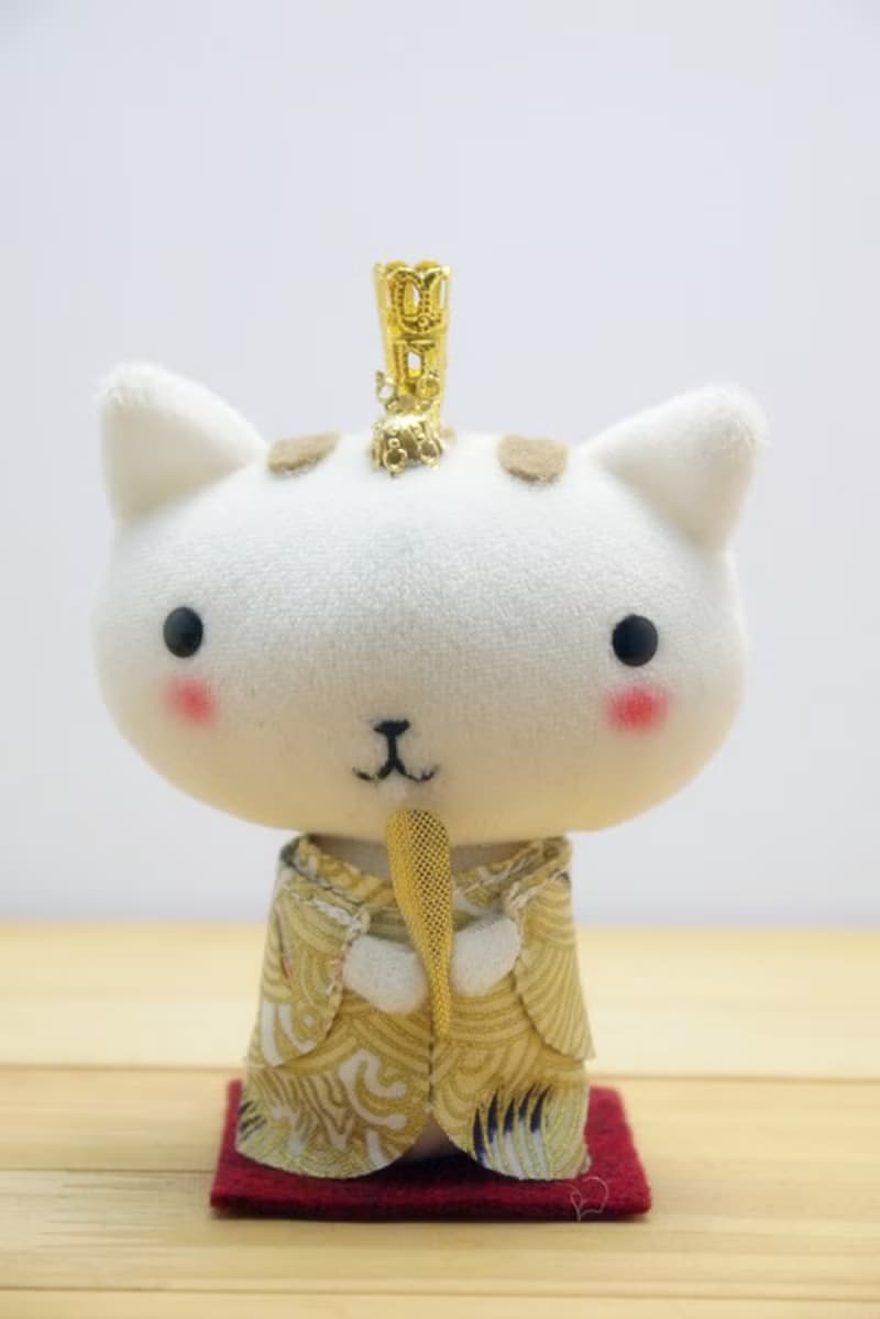 Bucute alal貓 /療癒限量/生日禮物/手工/手作/新年快樂/招財貓/擺飾/新春/發財/結婚