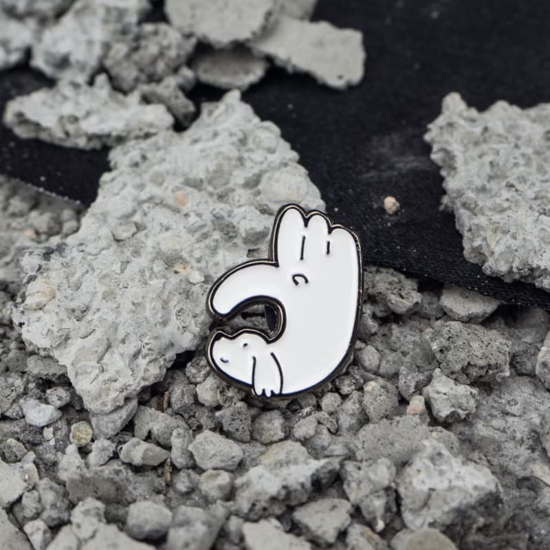 Okay Dog Enamel Pin — Gift for Dog Lovers | Ok 狗徽章 | OK犬