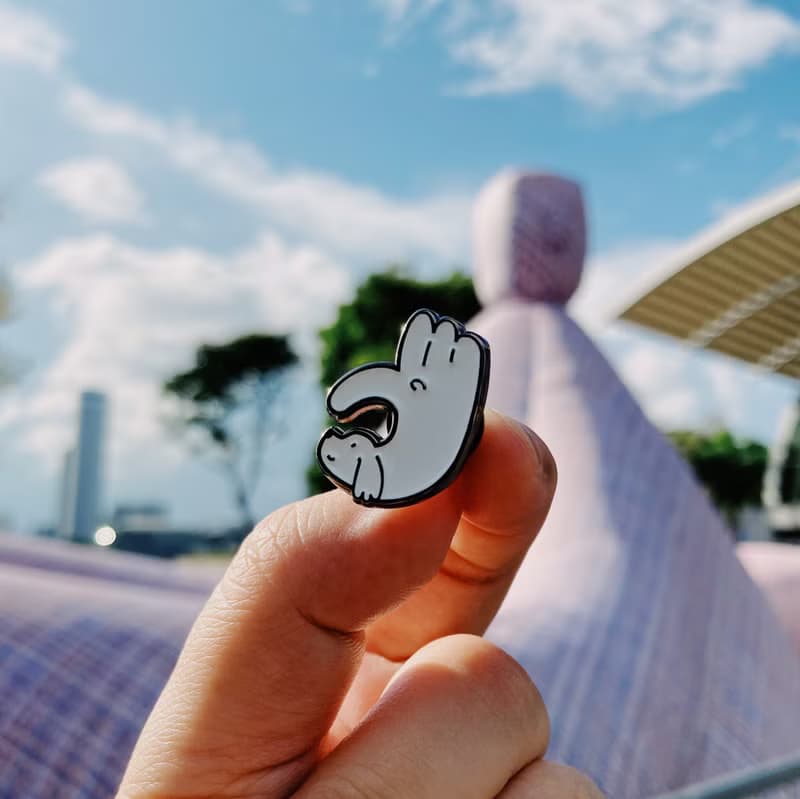 Okay Dog Enamel Pin — Gift for Dog Lovers | Ok 狗徽章 | OK犬