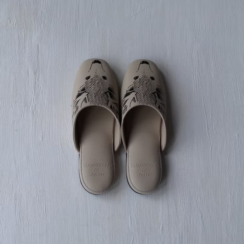 CLOAKROOMS OF .Fuller 室內拖鞋 設計款- deer (奶茶色)