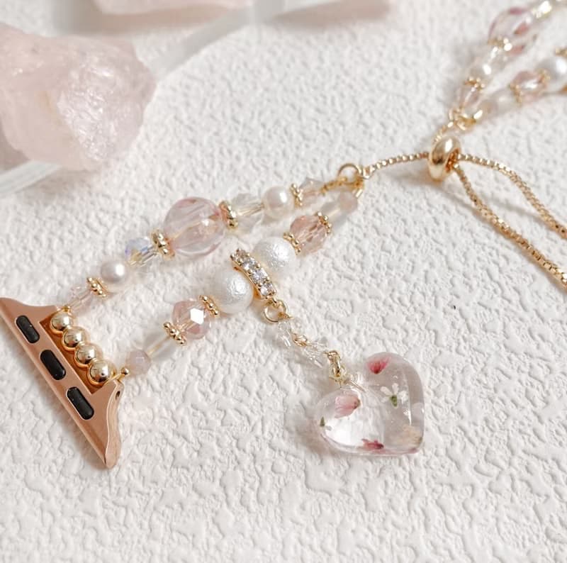 Apple watch錶帶 吊墜款 伸縮手鏈