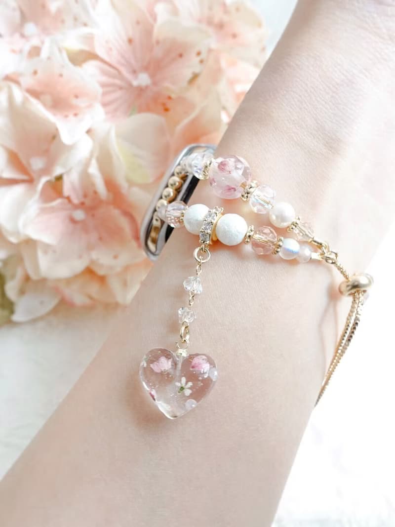 Apple watch錶帶 吊墜款 伸縮手鏈