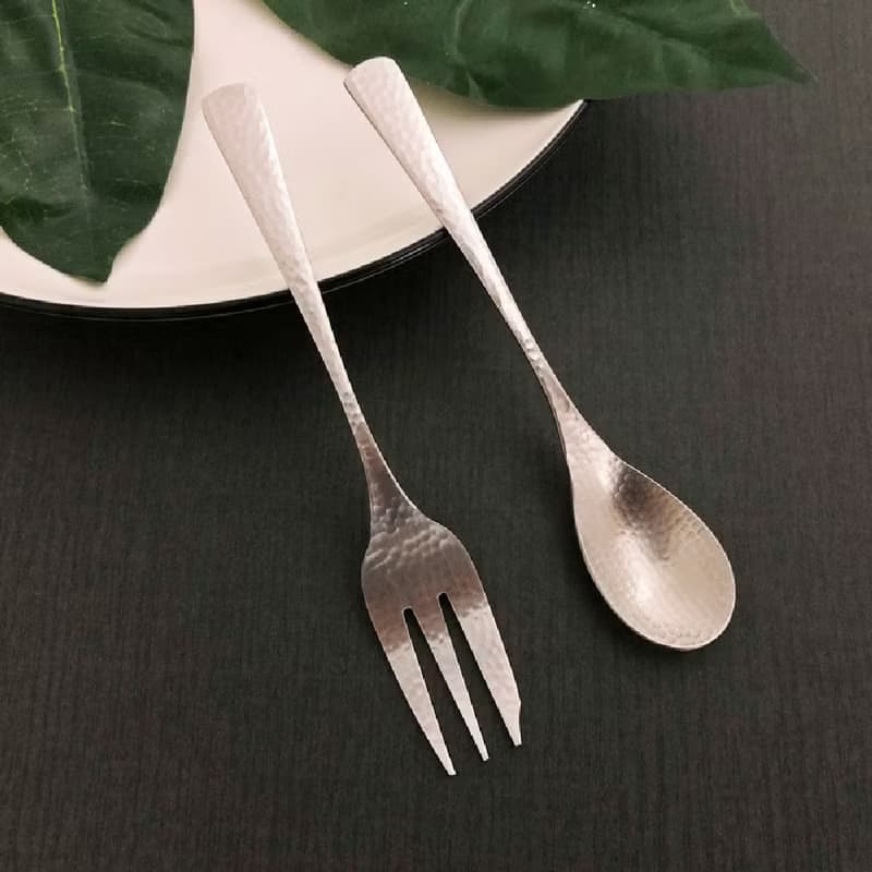 日本【SALUS 佐藤金屬】Nagomi和風鎚目紋餐具