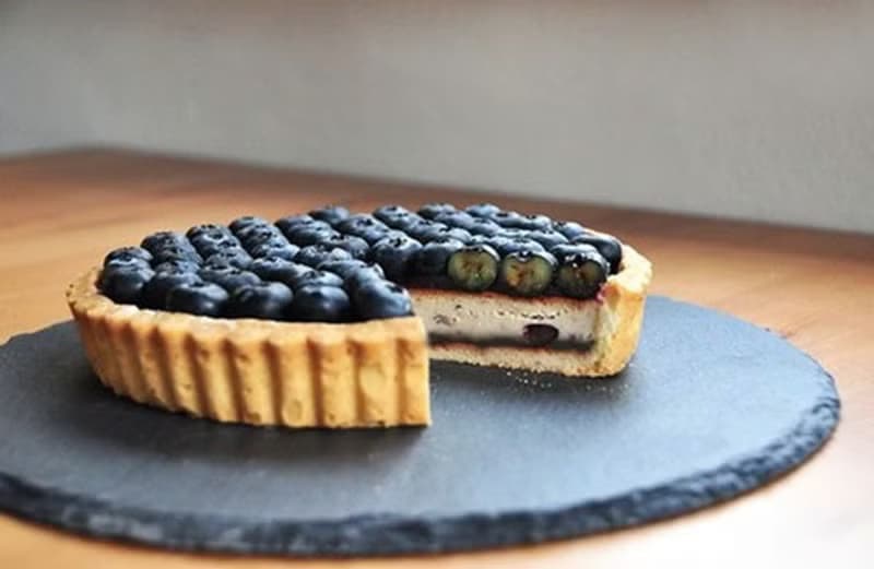 雙生藍莓塔/可生酮/可蛋奶素 blueberry cheese tarts.