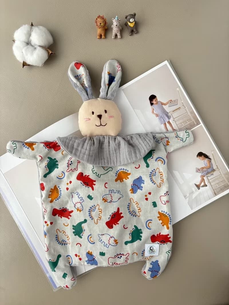 兔寶寶安撫巾   恐龍QQ軟糖 嬰兒彌月禮 新生兒禮