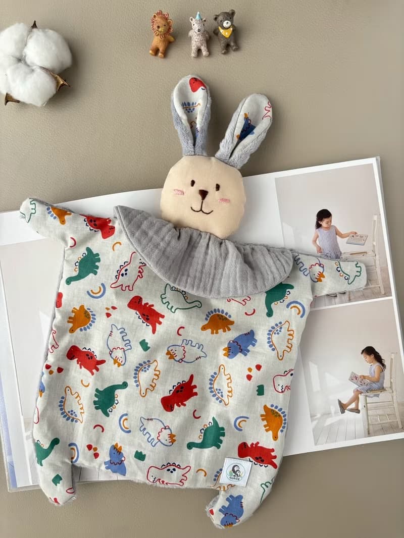 兔寶寶安撫巾   恐龍QQ軟糖 嬰兒彌月禮 新生兒禮