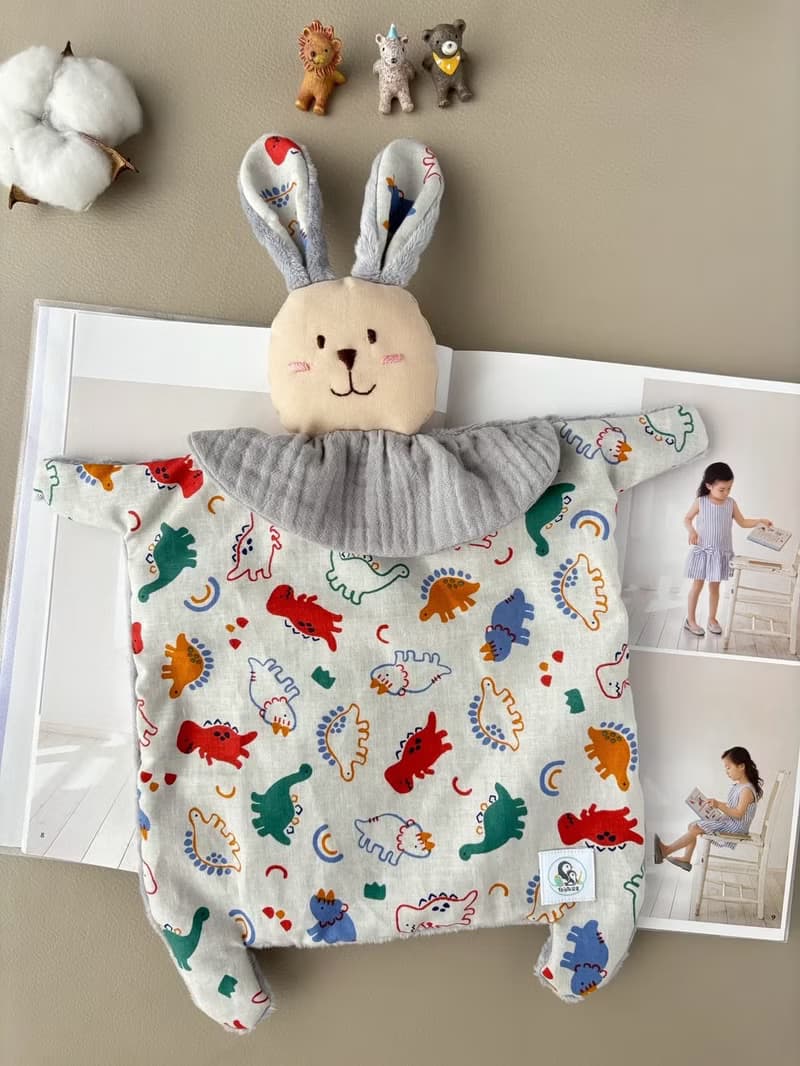 兔寶寶安撫巾   恐龍QQ軟糖 嬰兒彌月禮 新生兒禮