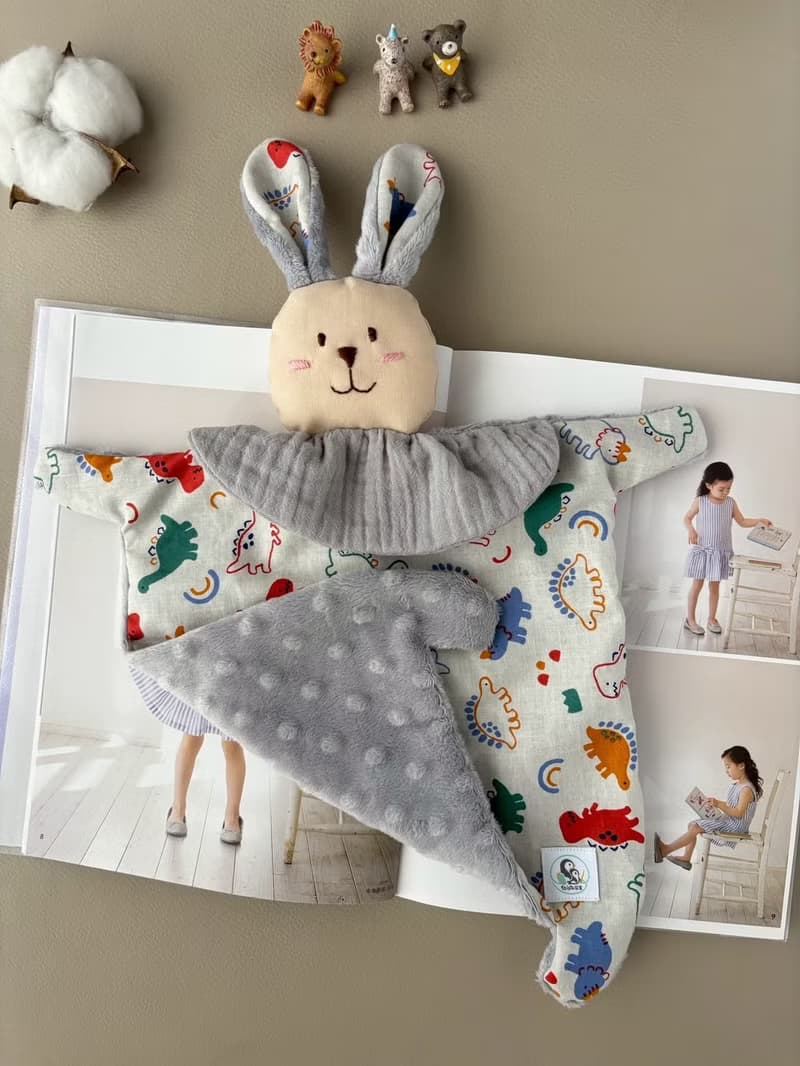 兔寶寶安撫巾   恐龍QQ軟糖 嬰兒彌月禮 新生兒禮
