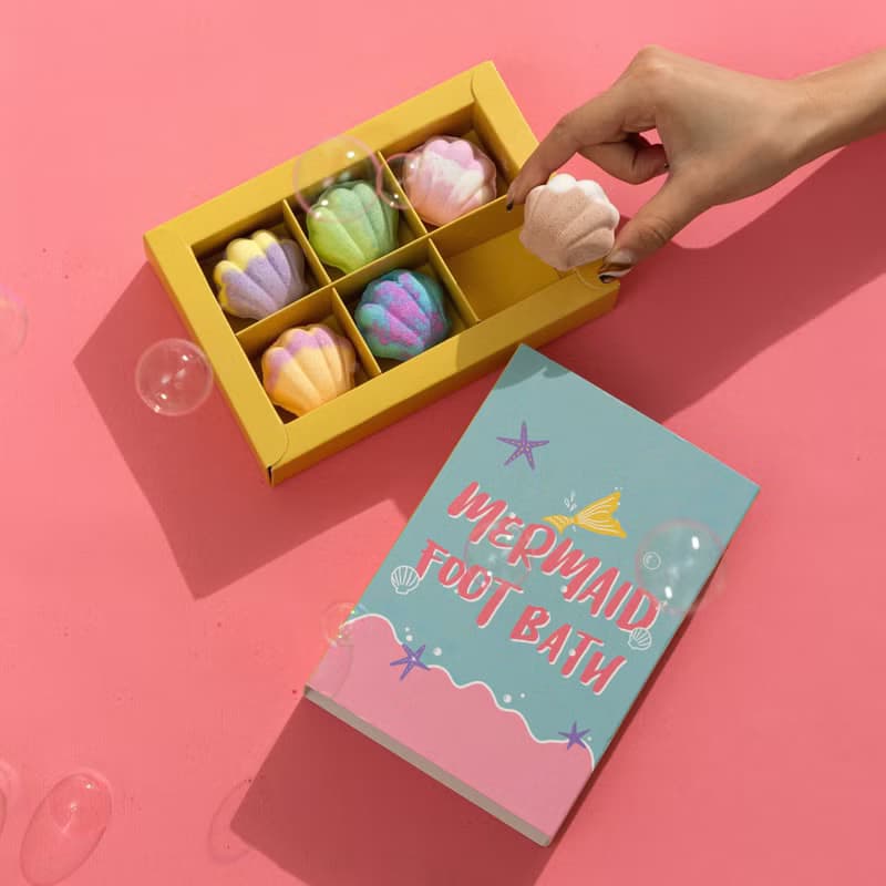 Happy Halloween【BATHDAY】美人魚泡腳禮盒6入-含泡腳桶