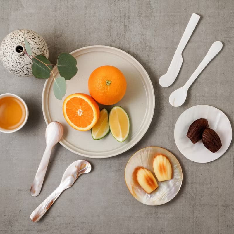 七夕情人節【珍珠母貝 粉色湯匙】澳洲天然貝殼 | 生日