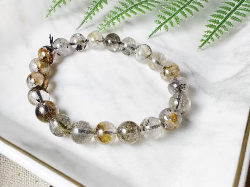 MH天然石系列_閃靈鑽手珠9mm