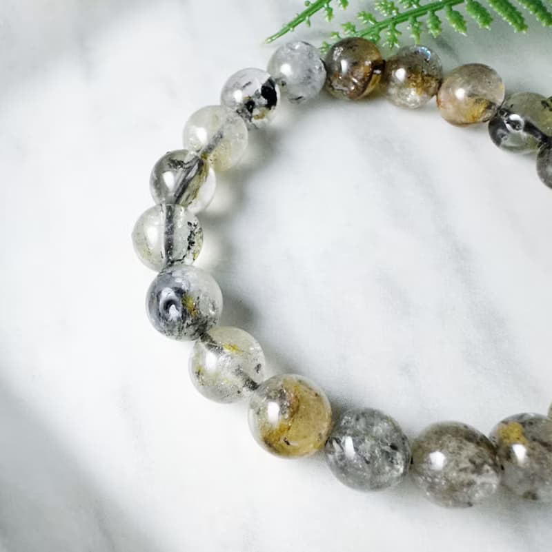 MH天然石系列_閃靈鑽手珠9mm