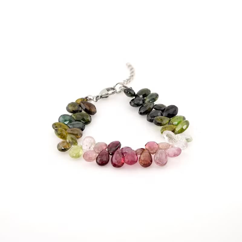 寶麗金珠寶-天然彩色碧璽手鍊