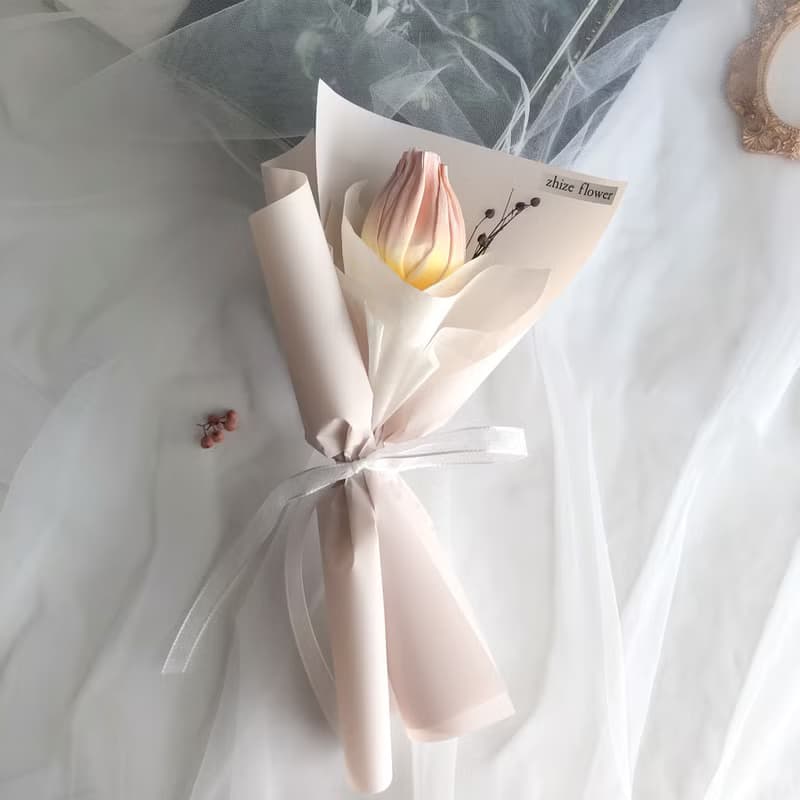 鬱金香索拉 乾燥花束 花束 畢業花束 畢業禮物 母親節花束 小花束
