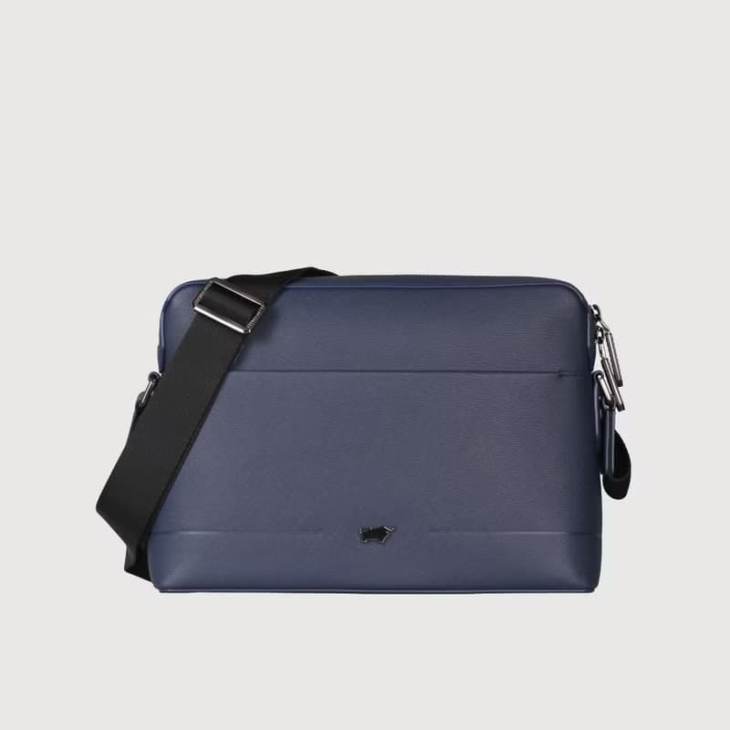 【免費升級送禮包裝】格瑞克-E 橫式斜背包-深藍/石灰白/BF573