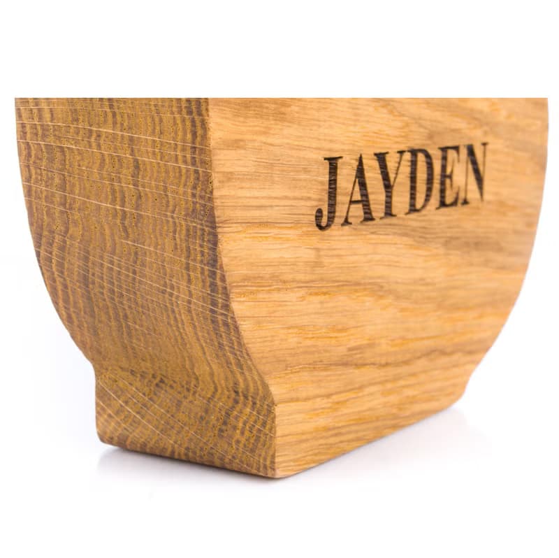 Wood piggy bank LETTER Unique home decor Montessori toy for kids Adult money box