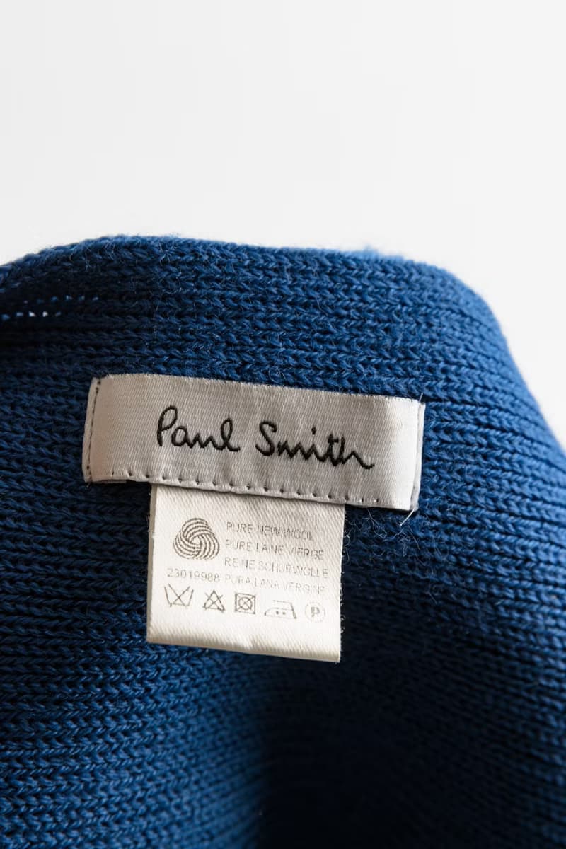 Vintage Unisex Paul Smith Wool Scarf 7093