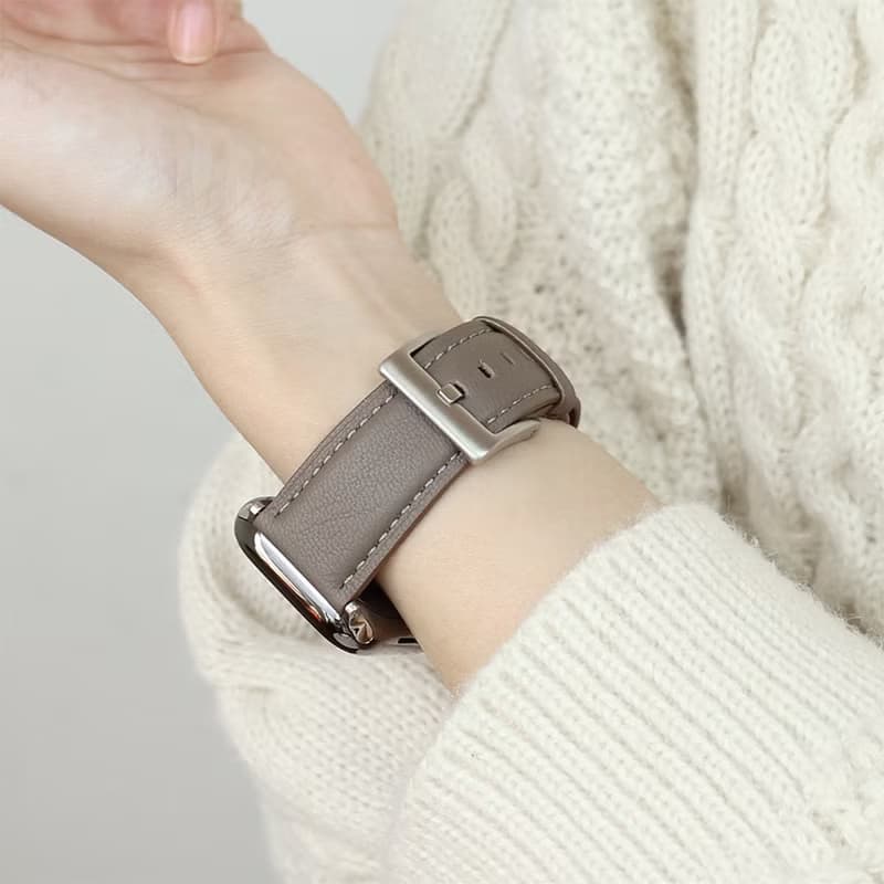 Apple watch錶帶/義大利植鞣革真皮錶帶【可定製化】柔韌天然牛皮