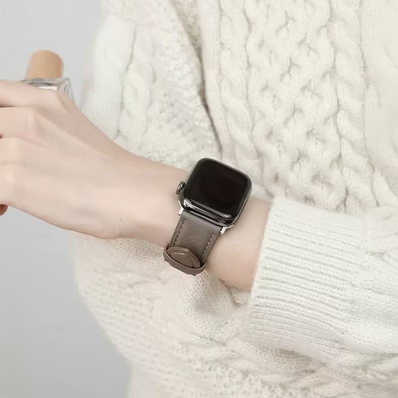 Apple watch錶帶/義大利植鞣革真皮錶帶【可定製化】柔韌天然牛皮