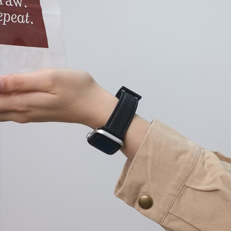 Apple watch錶帶/義大利植鞣革真皮錶帶【可定製化】柔韌天然牛皮