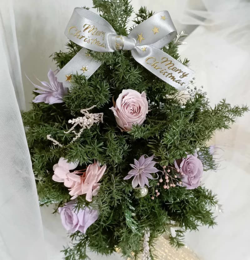 永生玫瑰雪松聖誕樹結婚捧花永生乾燥花畢業謝師禮七夕情人節花束