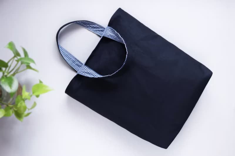 【格紋遇上帆布】大提袋 / A4可裝 手提袋 手提包 環保袋
