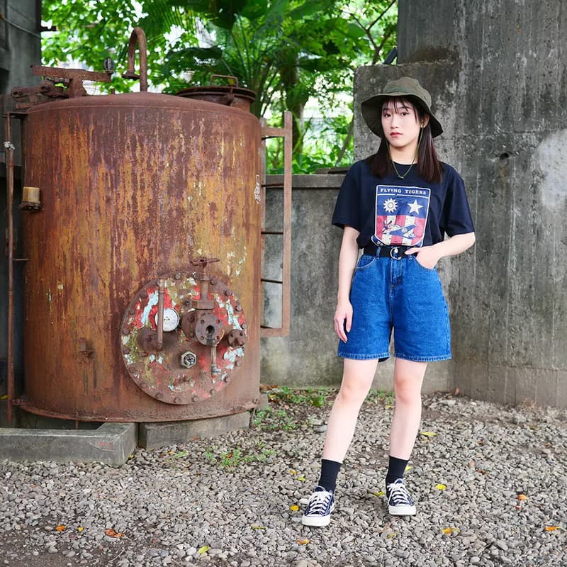 復古T-shirt-血幅(黑色)　春夏 男女同款中性