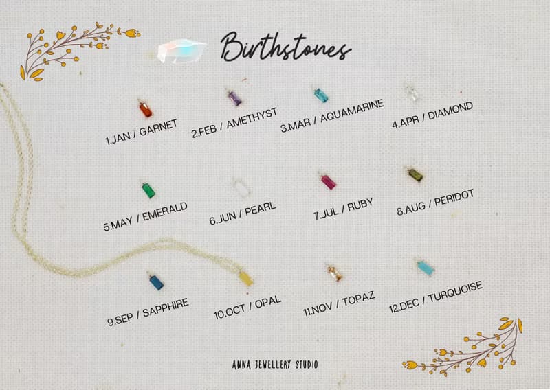 (925 Silver) Very Tiny Baguette Birthstone Bracelet & Anklet Petite Birthstones