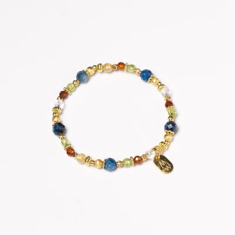 美麗製造機 // C1608藍晶鈦晶手鍊