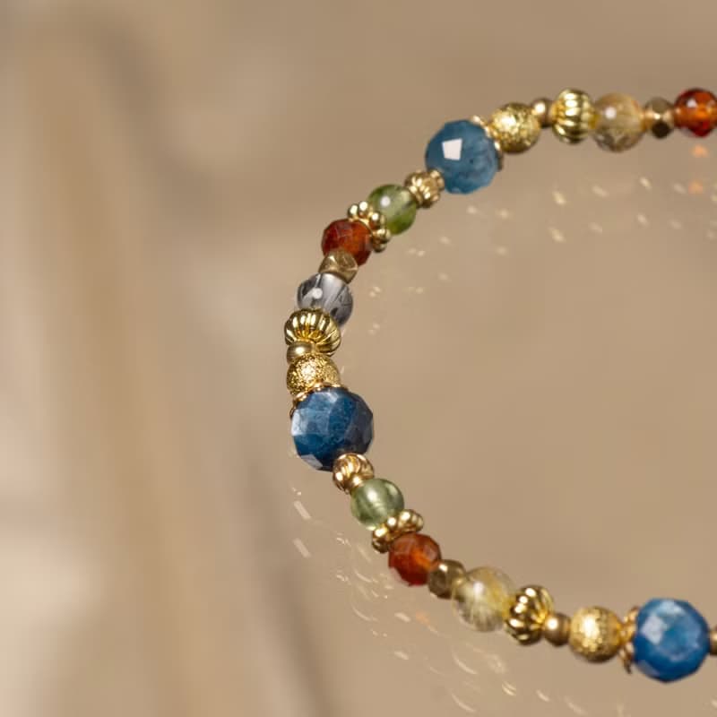 美麗製造機 // C1608藍晶鈦晶手鍊