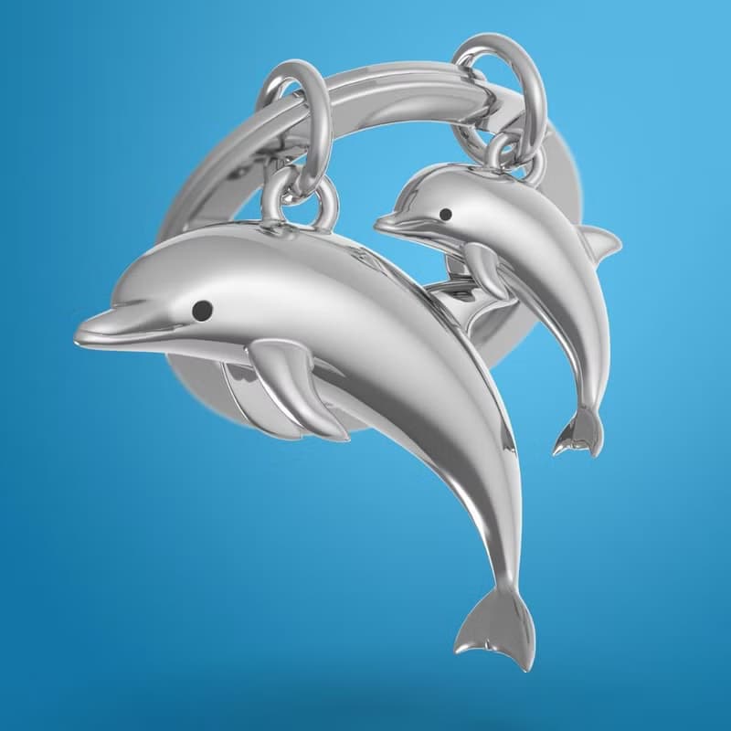 【Metalmorphose】MTM海豚鑰匙圈 海洋動物/吊飾/禮品