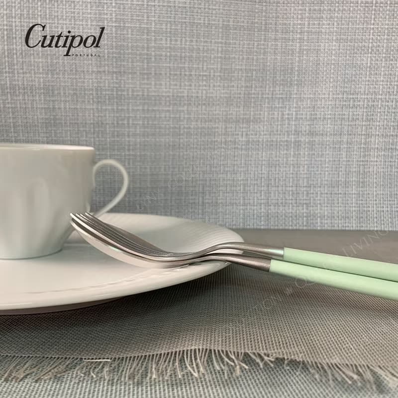 葡萄牙 Cutipol MIO青玉銀 主餐四件組(刀叉匙+咖啡匙)