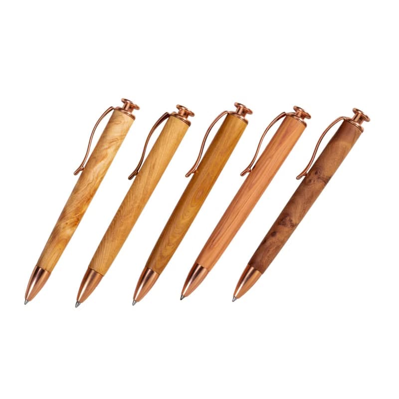 潤墨-按壓式鋼珠筆 • 玫瑰金款