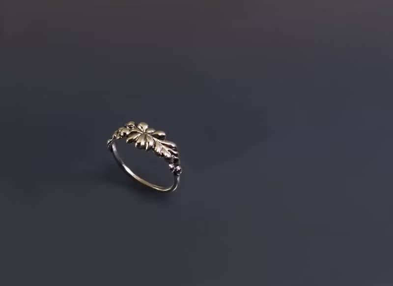 花系列-小花瓣925銀戒