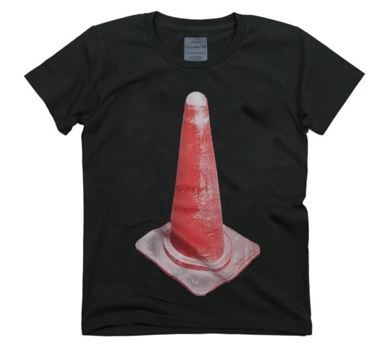 TRAFFICシリーズ　三角コーン　デザインTシャツ　ユニセックスXS〜XLサイズ　Tcollector