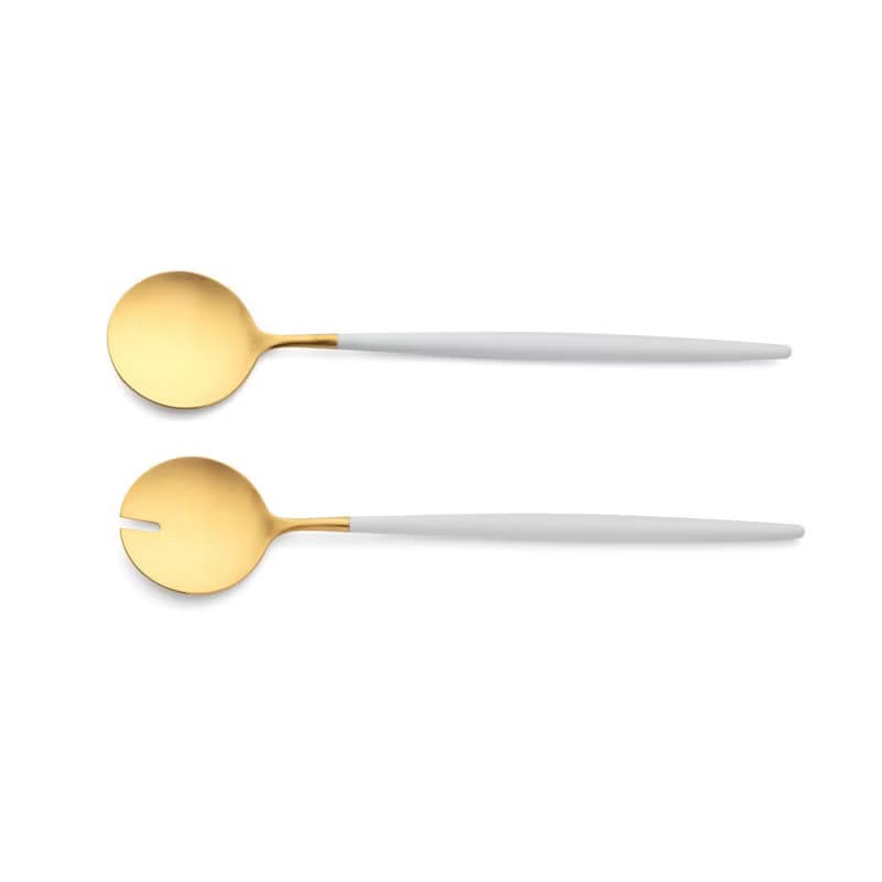 葡萄牙 Cutipol | GOA / 白金沙拉叉匙組