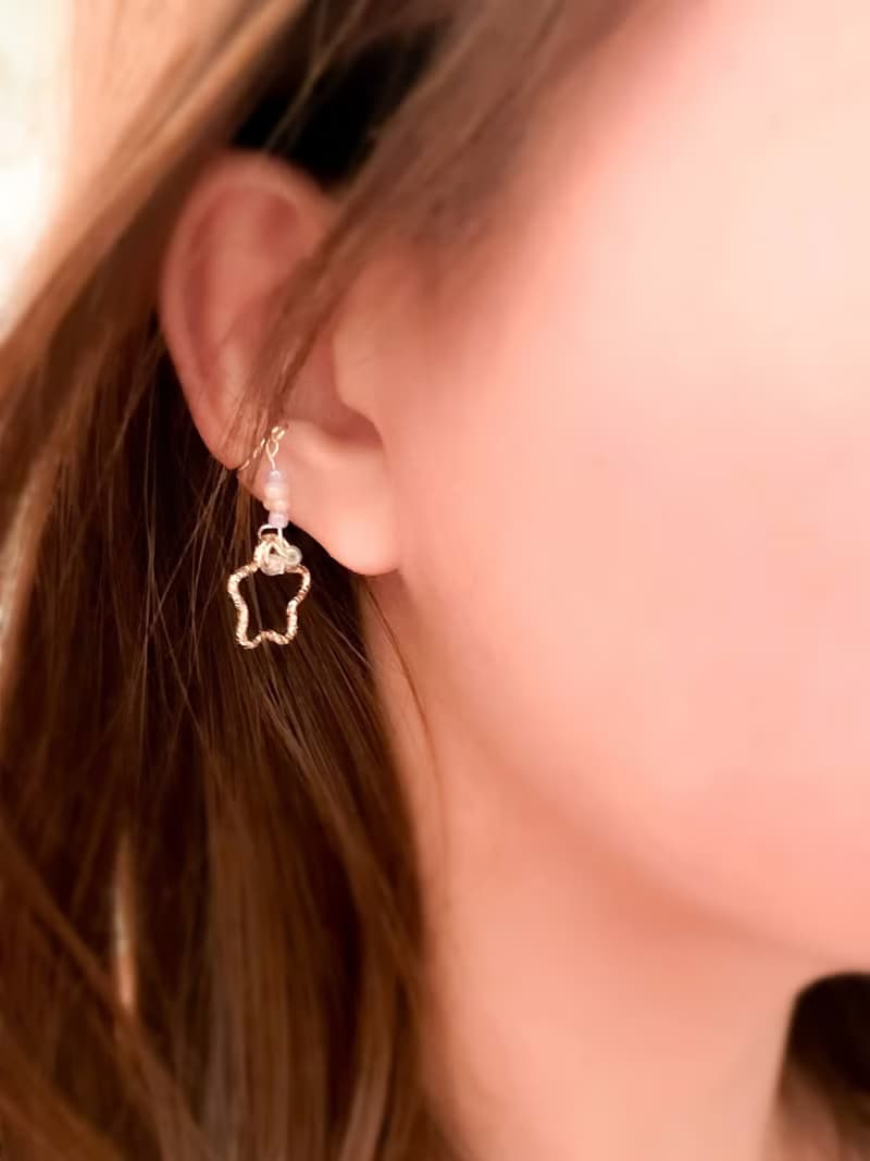 星星誓約 手作串珠耳骨夾| 植椛。飾 小眾品牌