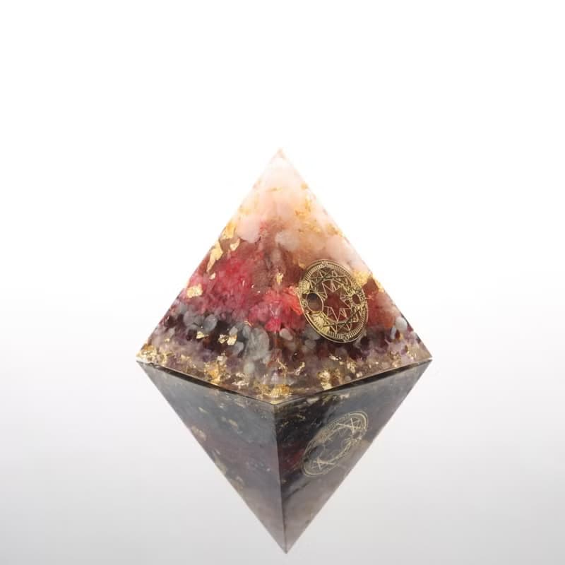 【特別訂製】愛戀魔法陣奧剛特大金字塔小夜燈Orgonite水晶療癒